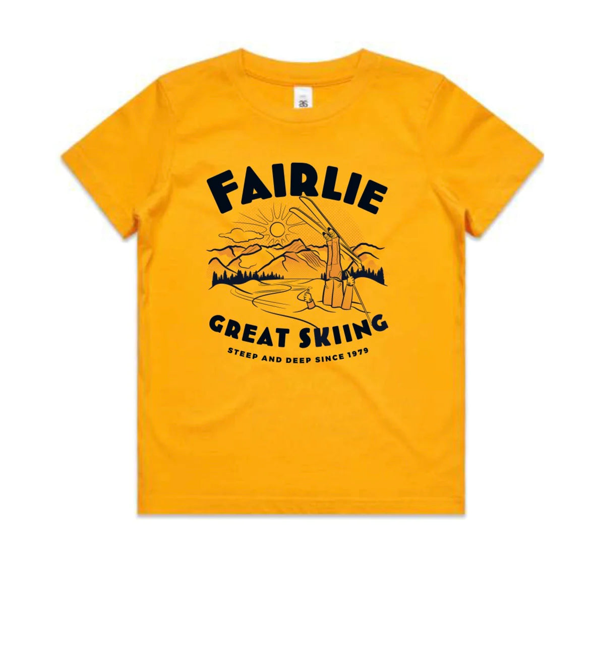The mini-me Fairlie Great Skiing t-shirt
