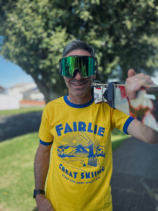 Fairlie Good Skiing Yellow Ringer