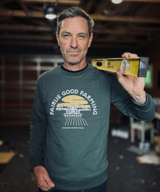"Fairlie Good Farming" crew sweat